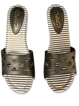 Deana Black on Black Wedge