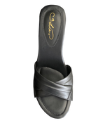 Toni Black on Black with Black Wedge