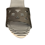 Deana Black on White Wedge